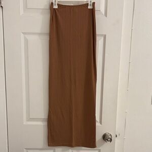 Brown skirt